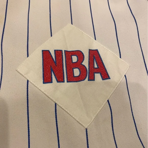 RARE Vintage Starter Detroit Pistons Baseball Jersey - Picture 2 of 6